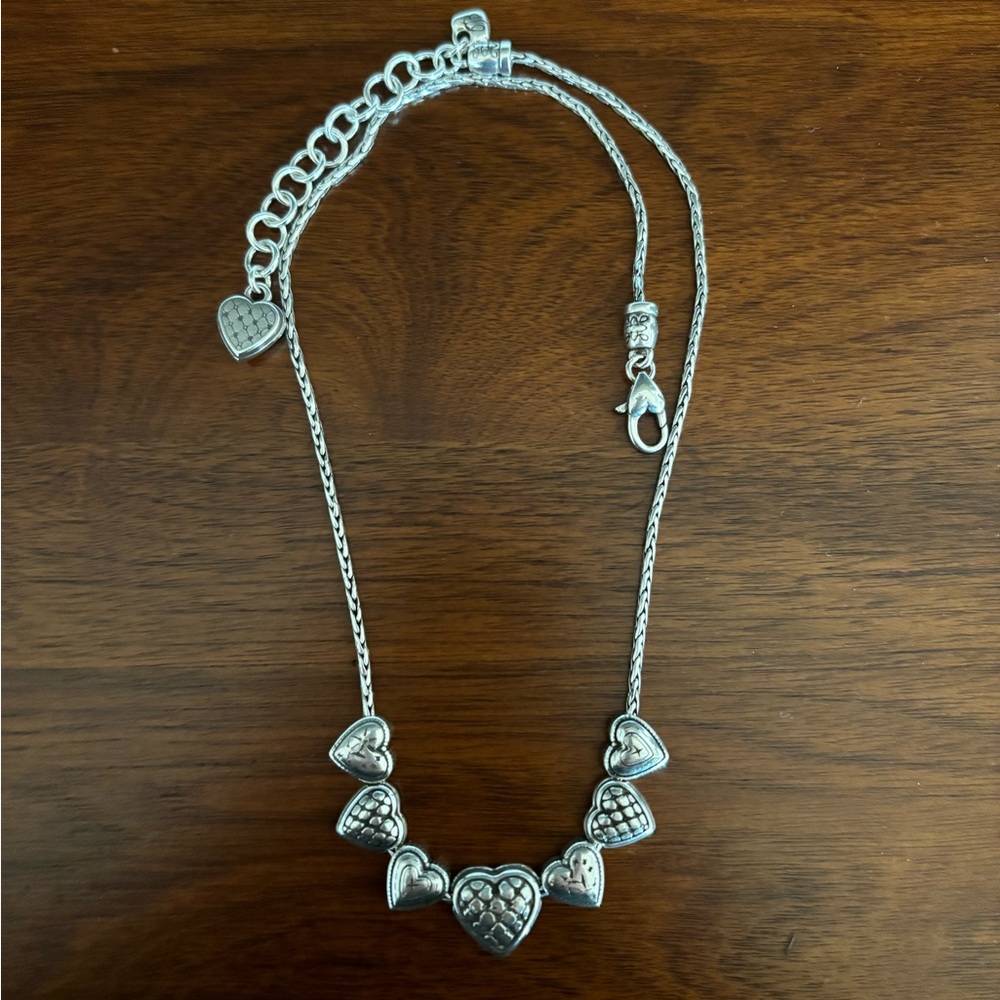 Silver heart necklace